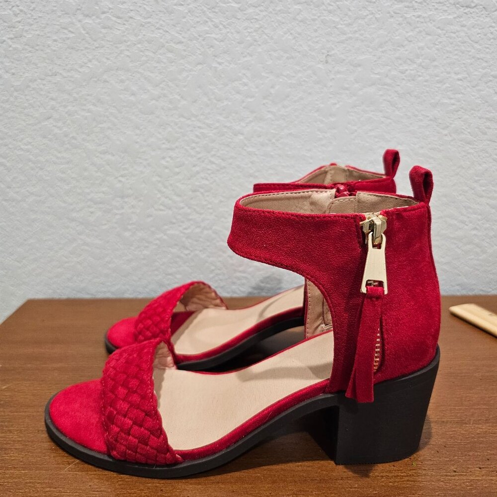Journee Collection Hunter High Heel Sandals Woman's Shoes Size 6‎ - Picture 6 of 8